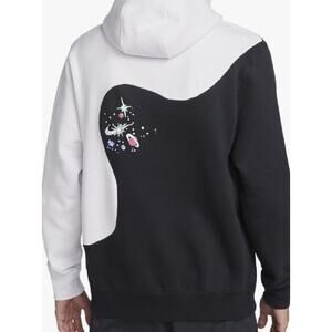 Nike Hoodie Galaxy Graphic Celestial Stars Planets Astronomy Aliens Swoosh M